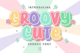 Groovy Cute Font for Playful Design Projects