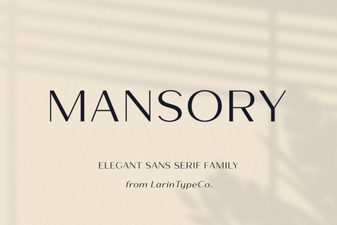 Mansory Font: Bold Typography for Creative Projects