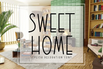 Sweet Home Font for Stylish, Creative Design Projects