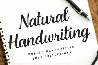 Natural Handwriting Font for Creative Projects