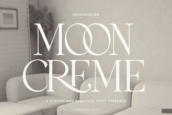 Moon Creme Font: Elegant Typography for Creative Projects