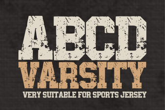 Abcd Varsity Font for Bold Design Projects